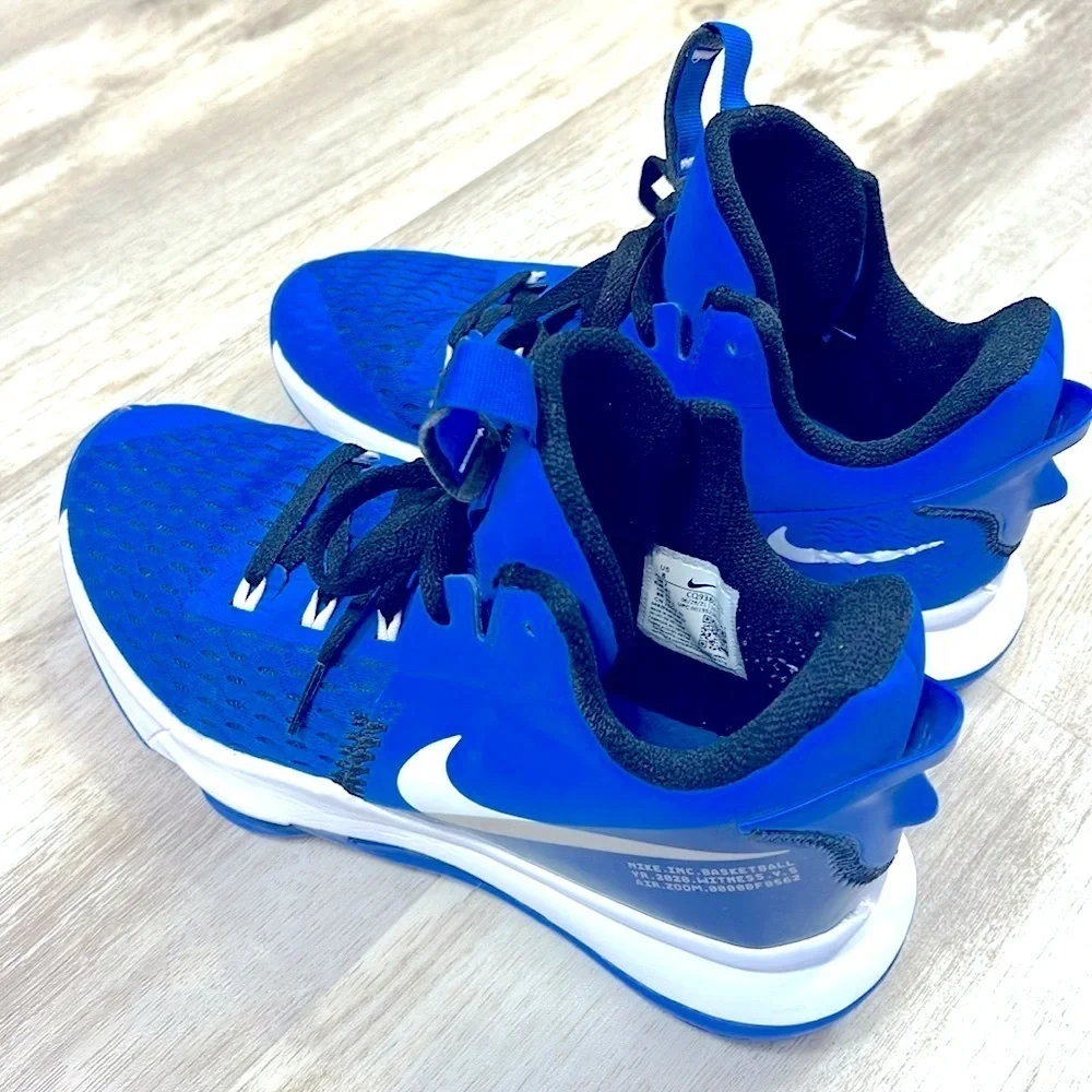 Nike‎ LeBron Witness 5 ‘Game Royal’ Blue White CQ9380-400 | Zoom Air Basketball
